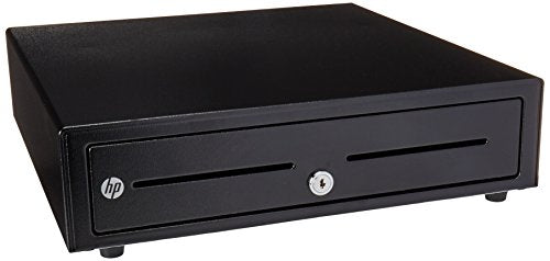 HP Cash Drawer - Cash Drawer - 2 Media Slot - 3 Lock Position - Printer Driven - Black - 4.3" Height x 16.3" Width x 16.2" Depth