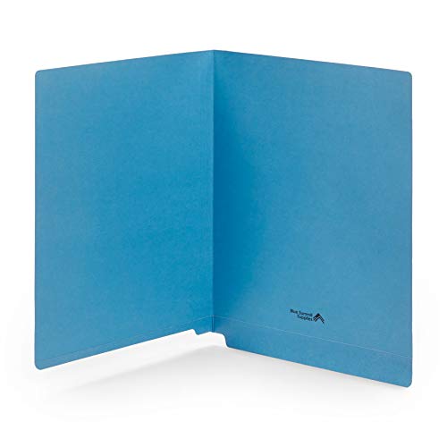 Blue Summit Supplies 100 End Tab File Folders, Letter Size, Blue