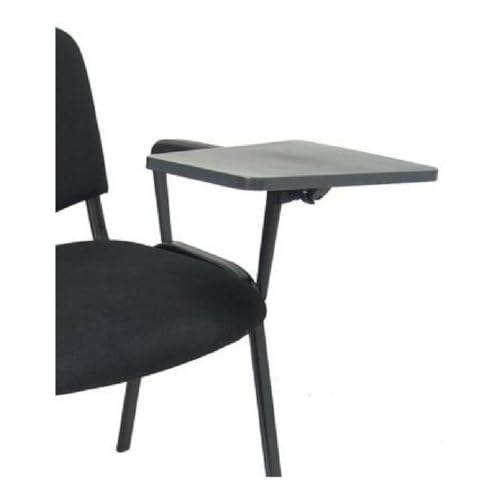 Piqueras and Crespo (PIQU7) Left Arm + Left Shovel PVC Office Chairs, Black, One Size