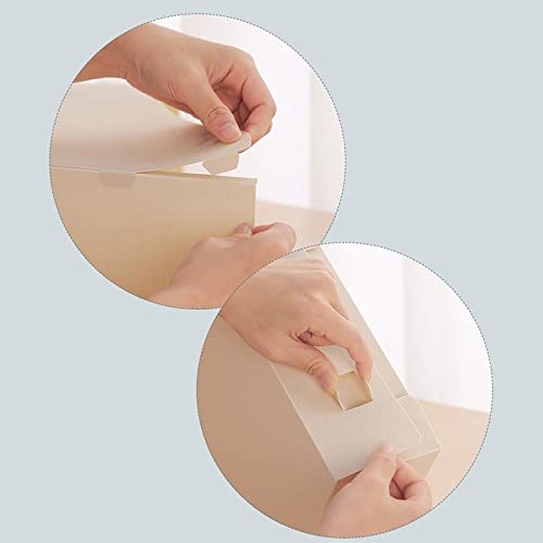 MWUCAIXIA Office Docunt File Storage Box Folding Desktop Organizer Multi-functional Books Pencil Sundries Storage Box Office Supplies (D 1)