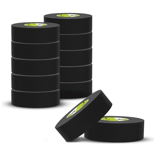 3M Extreme Strength Duct Tape 2830, 1.88 in x 30 yd, Double-Thick Adhesive, Heavy-Duty Waterproof Black Tape, Indoor/Outdoor Use, 12 Rolls