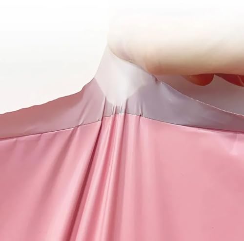 YINUK 20pcs Pink Plastic Courier Bag Thank You Packing Bag Thickened Garment Waterproof Mailing Bag Self Sealing Envelope Bag(45x60cm 20pcs)
