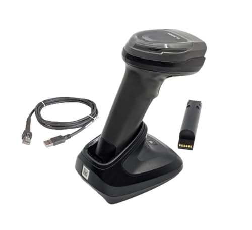 Symbol Zebra DS8178 Wireless 2D/1D/QR Code Barcode Scanner, Hands-Free Cradle, High Performance, Scans Screens, Bluetooth to Cradle or Android/Windows/iOS (1D/2D/QR (Wireless))