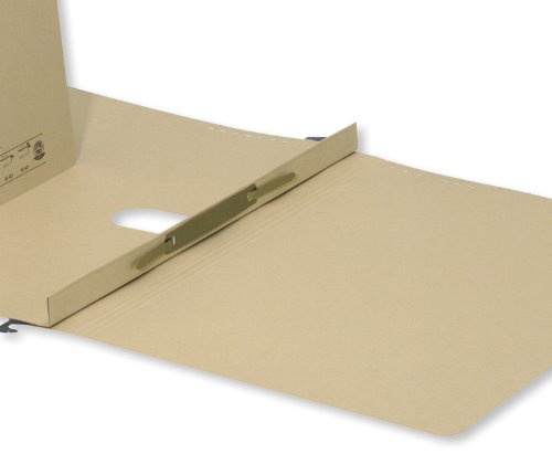 Elba 100560074 Hanging File Folder VL Commercial Binding for Vertical and Lateral Files Pack of 50 Natural Brown