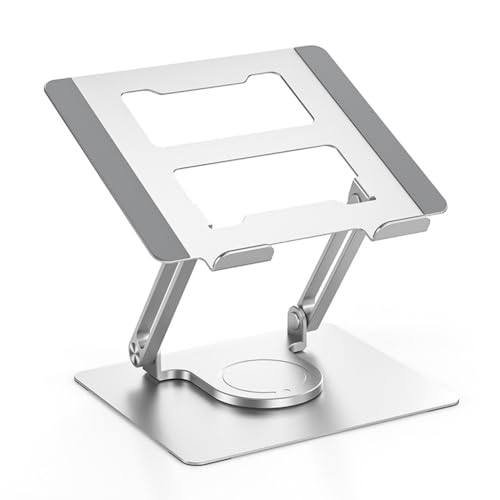 XDSRFVW Laptop Stand Aluminum Alloy Heat Dissipation Pole Folding 360 Degree Rotating Office