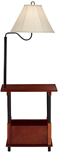 Marville 55" Mission End Table Floor Lamps Set of 2 Living Room