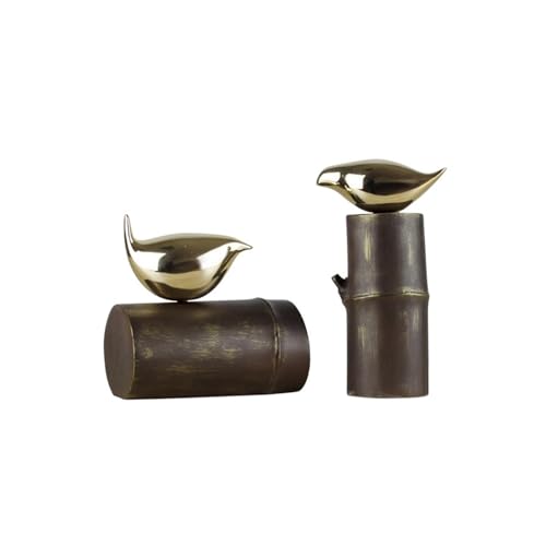 Book Organizer Book Ends for Shelves Chinese Style Resin Bird Booken Decorative Accessories to Hold Books Firmly on Bookshelf