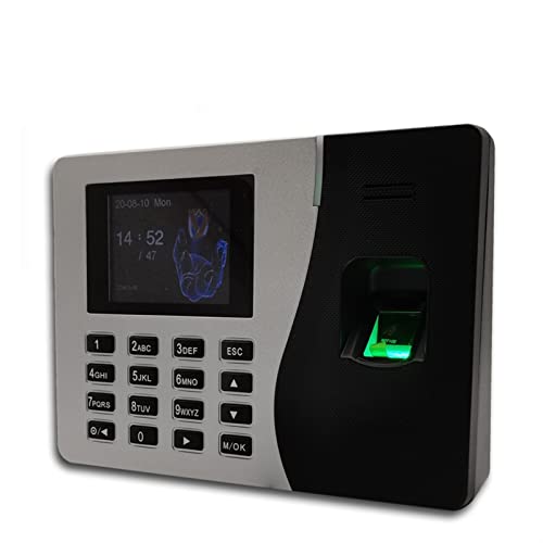 Time Attendance Machine Office Electronics Linux System TCP/IP USB Biometric Fingerprint Time Clock Office Attendance System Recorder Timing Employee Machine Reader (Color : K14 Size : US) (K14 ID)