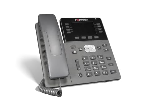 Fortinet FortiFone FON-380B Office VoIP Desk Phone, HD Voice, Gigabit