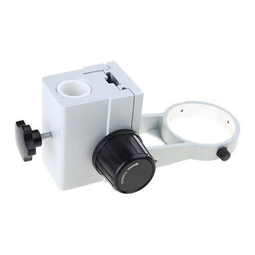 & Stylish Microscope Stand with Adjustable Knob 25 / 32mm Focusing Bracket Microscope Accessories Lightweight Holder Adapter