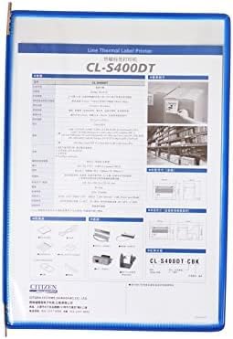 MWxpoSediR Catalog Display Rack,Wall-Mounted Reference System, Display Panel System Table Wall, A4 Price List Holder 10 Display Panels, Sheet Holder,, Orange