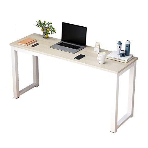 Computer Writing Desk,Laptop Study Table,Simple Study Desk,Sturdy Work Table,PC Workstation,for Home Office Notebook Desk. (Cream Coloured)