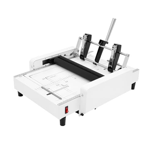 A3 Folding Binding Machine, Electric Booklet Maker, Silicone Roller Office Stapler