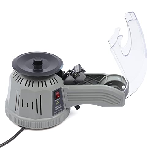 FONSOLUM Automatic Electric Tape Dispenser Machine, Rotary Disc Tape Cutter for Scotch Double Sided High Temperature Tape, Office School Home Use, Adjustable Cutting Length 6-60mm & Tape Width 3-25mm