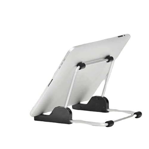 BXFIRS Aluminum Book Stand ABS Reading Rack Black Holder