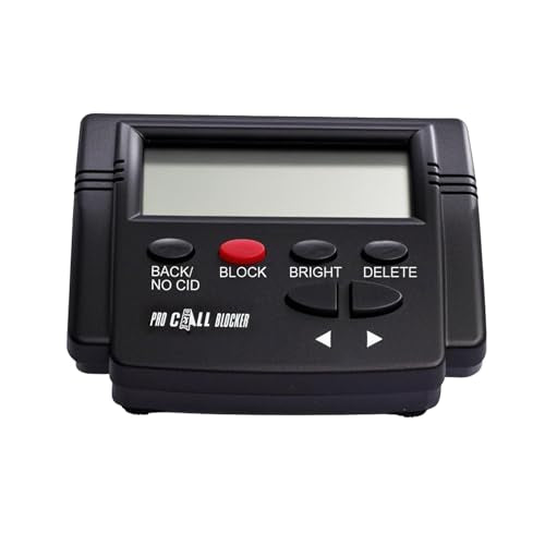 TelPal Call Blocker Box for Landline Phones with Caller ID Display, 4000 Number Capacity - to Block Hidden Numbers, Telemarketer Calls, Nuisance Calls, Hidden Numbers,Area Codes & Spam Calls