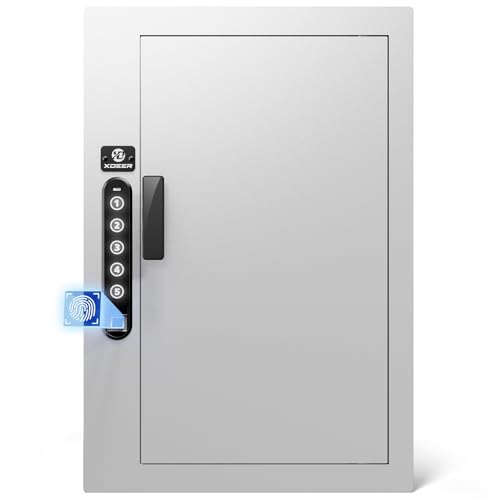 XDeer Quick Access Biometric Wall Safe – Hidden In-Wall Security Safe