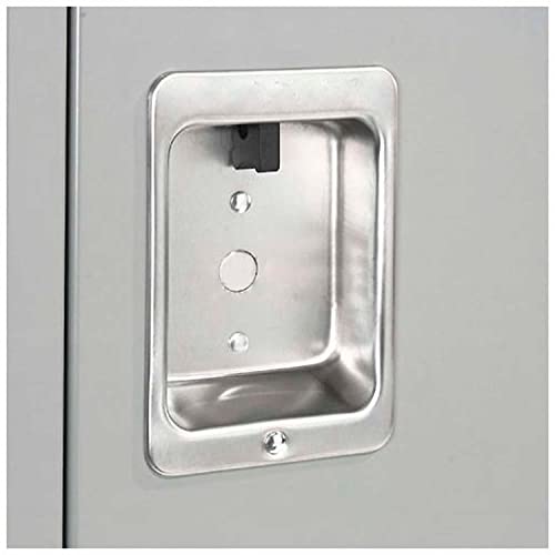 GLOBAL INDUSTRIAL Single Tier Locker, 12x18x72, 1 Door Ready To Assemble, Gray