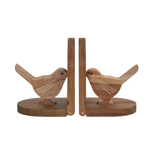 kP8Jn2JgH Bookends Book Ends, Decorative Bookends for Shelves, Non-Skid, Handmade Decorative