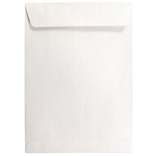 JAM PAPER 7 1/2 x 10 1/2 Open End Catalog Commercial Envelopes - White- Bulk 1000/Carton