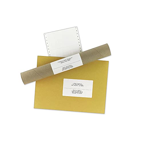 Avery White Pin Fed Mailing Label (4076)