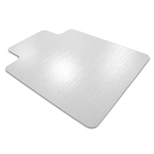 Floortex Poly Rctglr Lipped ChairMat Plush Pile Carpet48X53 (FR1113427LR)