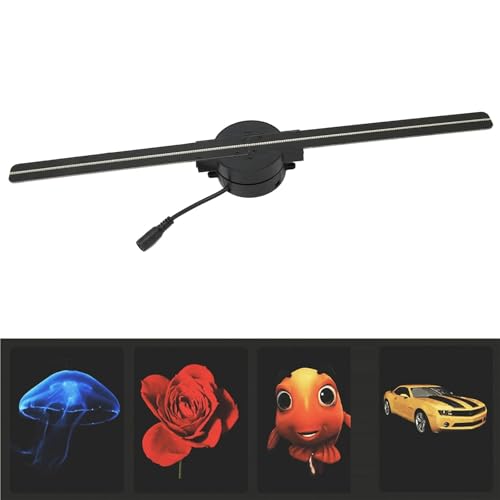 3D Hologram Fan 16.5in 2000x224 WiFi Projector with 224 LED Light Beads for Business Store Advertising