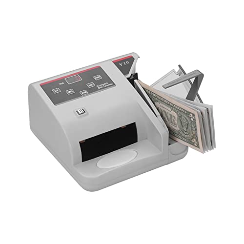 Money Counter Machine Portable Mini Money Counter Worldwide Currency Cash Banknote Bill Counting Machine Detector With UV/MG/WM Counterfeit Detection