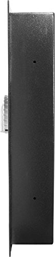 Barska Biometric Fingerprint Wall Safe with Adjustable Shelves – Steel Security Safe with Pry-Resistant Deadbolts, Mountable for Home, Office, and Business Use - In wall safe - Hidden Safe Cabinet
