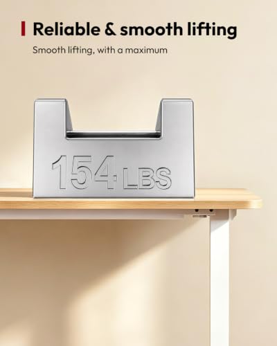 SANODESK 40''x24'' Height Adjustable Electric Standing Desk for Home Office