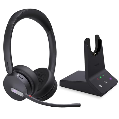 Yealink WH64 Dual DECT & Bluetooth Wireless Headset for Phone PC Cellphone