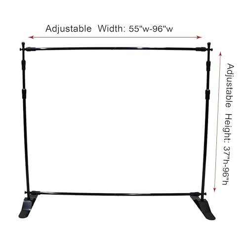 8x8FT Custom Prints Personalized Banner,Step and Repeat Backdrop Banner Full Color for Trade Show,Birthday, Wedding with Carrying Bag (8 * 8 FT+Printing)