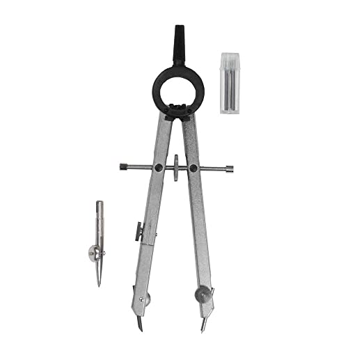 Pacific Arc Pro Series: Spring Bow Drafting Compass w/Ruling Pen - Fixed Leg - True Steel Hoop - Made in Germany