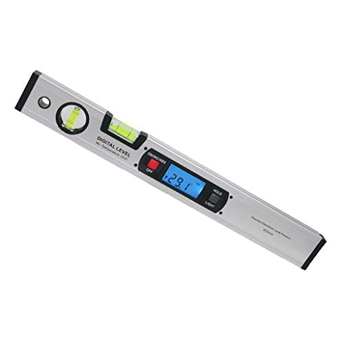 TEOYETTSF Digital Angle Finder Level 360 Degree Range Spirit Level Upright Inclinometer Protractor Ruler