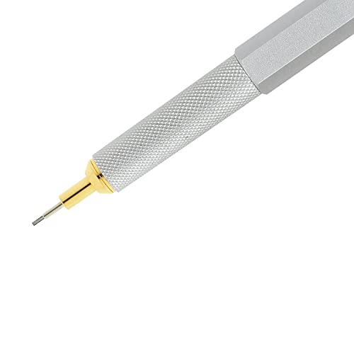 rOtring 800 Mechanical Pencil, 0.7 mm, Silver Metal Barrel