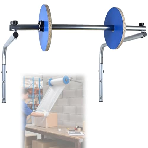 GJOPU Wall-Mounted Bubble Wrap, Bubble Wrap Roll Dispenser, Rust Deformation Resistant, Space Saving, Non-Electric Low Maintenance, for Warehouse Shipping Fragile Items Packing Small 30