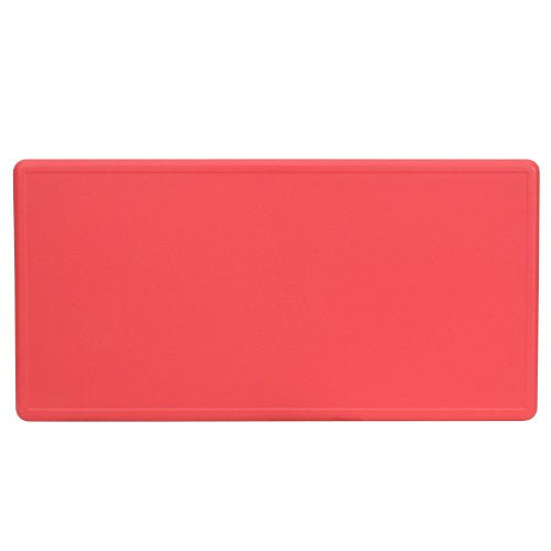BizChair 24x48 Red Plastic Height Adjustable Activity Table