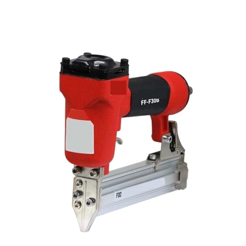Oil-Free Pneumatic Staple Gun F-F30B Electric Nail Gun Furniture Staple Gun Heavy-Duty Finish Nailer Stapler Use for Wood and Upholstery