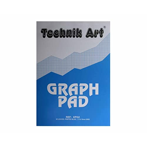 Clairefontaine Technik Art Graph Pad, A3, 1, 5,10 mm, 40 Leaves
