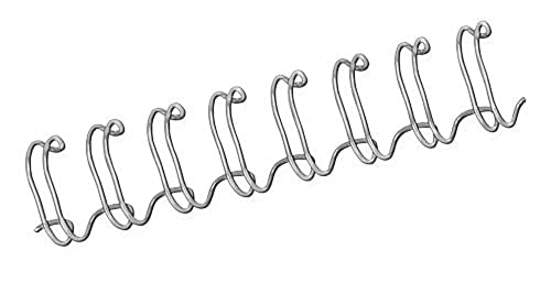 Fellowes 54454 Wire Binding Combs A4 14mm - Silver (Pack of 100)