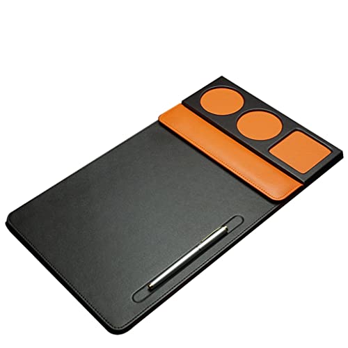 Clipboard Office Supplies Leather Writing Pad Suitable for Office Hotel Room Business File Meeting A4 Folder Signature Folder