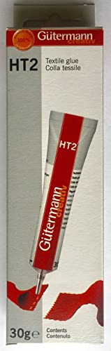 Gutermann HT2 Glue for Fabrics Applications Wool Tapes Resistant Repairs Hem Cotton Washing