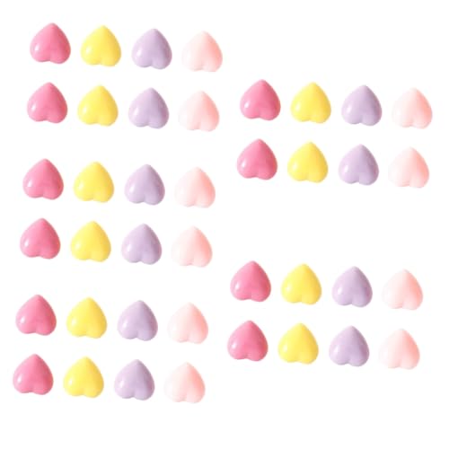 Color Poster 32 Pcs Colored Love Pins Tacks Decorative Pushpins Portable Push Pin Bulletin Board Decorations Cute Thumbtacks Thumb Tacks Maps Push Office Accessories Heart Metal (Random Colorx