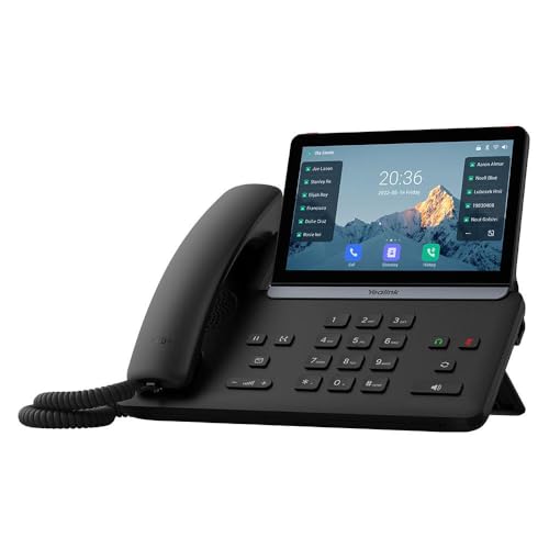 Yealink T88W IP Phone - Corded - Corded/Cordless - Bluetooth, Wi-Fi - 10 Multiple Conferencing - Wall Mountable, Stand Mountable, Desktop