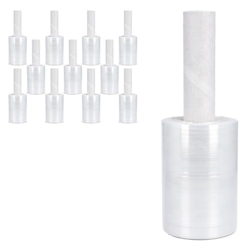 PSBM Mini Extended Core Platic Stretch Film Wrap 5" x 1000' 80 GA 24 Rolls