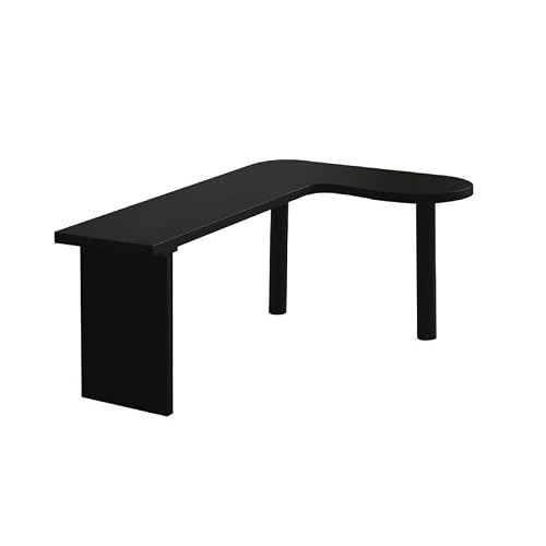 XIXSERTHIA Computer Desk Corner Study Desk Solid Wood Computer Desk Desktop Home Corner Writing Desk Bedroom Simple Desk Workbench Office Desks(R,160 * 100 * 75cm)
