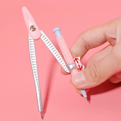 KLJUHGTR Student Set Compasses Automatic Pencil Writing Stationery Office Protractor Geometry Mathematics Teaching Aids