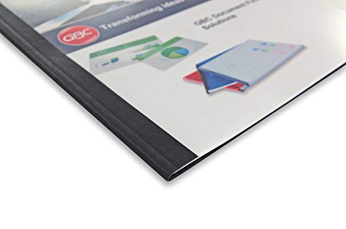 GBC LeatherGrain Thermal Binding Covers, 1.5 mm, 15 Sheet Capacity, A4, Royal Blue, Pack of 100, IB451003