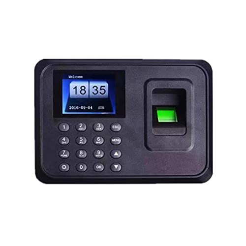 JKSVTF Attendance Machine Intelligent Time Clock Biometric Fingerprint Attendance Machine Punch in Clock for Employees Clock in and Out Machine