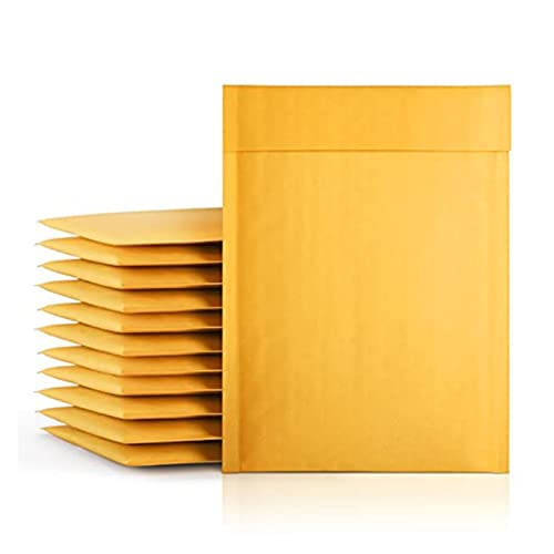 Sxzqjybb Padded envelopes,Bubble envelopes, 10 Pieces of Mailing Foam Cushion Envelopes for Mailing(Black,18 * 23cm)